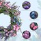 Lavender Wreaths for Front Door 18 Inch Summer Wreath with Lavender,Berries, Butterflies,for Year-Round Use Indoors and Outdoors